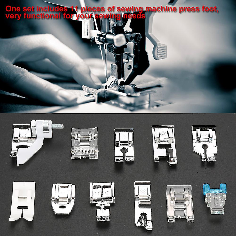 11pcs Multifunctional Sewing Machine Partspress Foot Sew Machine Accessories Kit Set (#02)