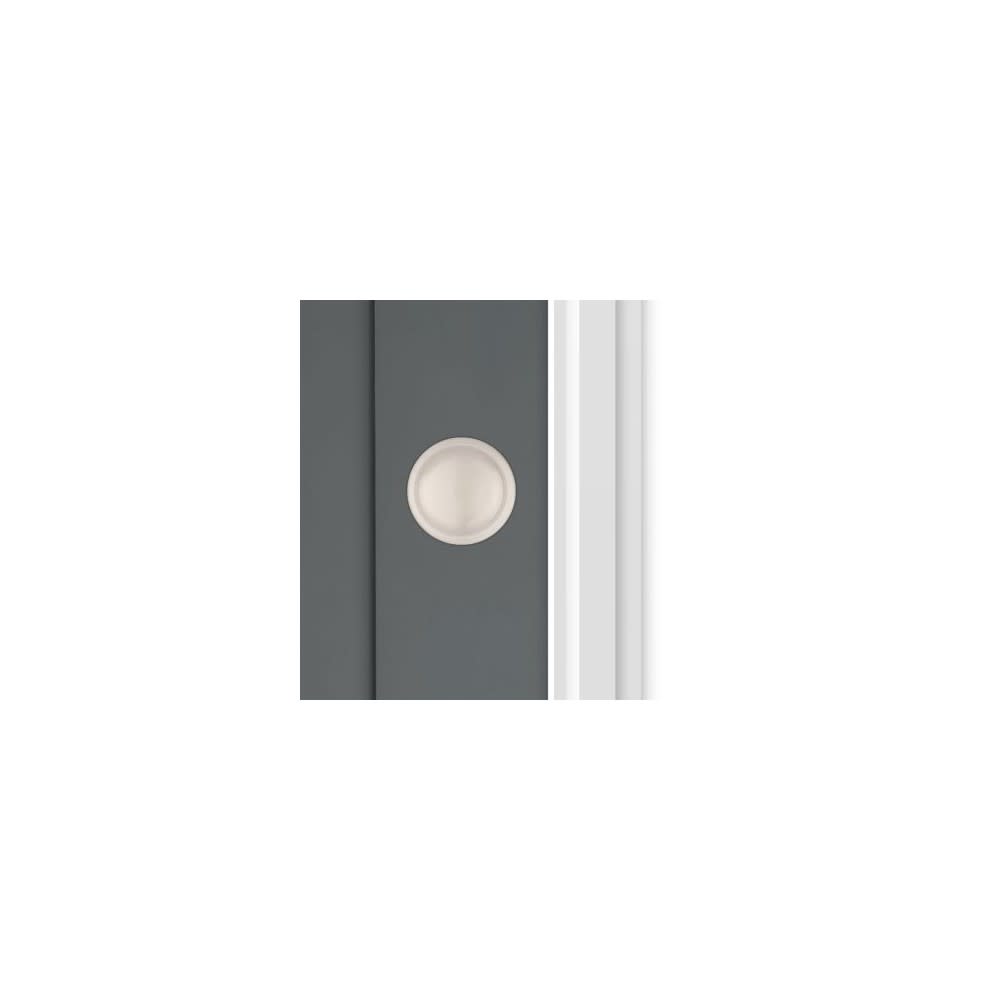 Satin Nickel Juno Surface Mount Half Dummy Trim Door Knob