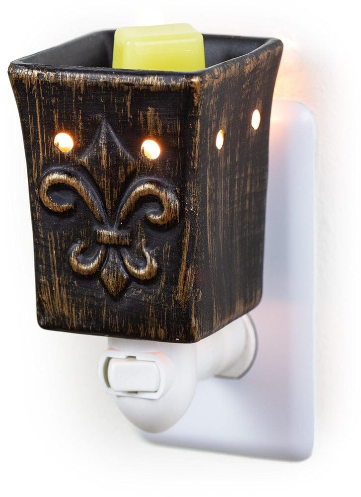 Plug-In Fragrance Wax Melt Warmer (Fleur-de-lis)