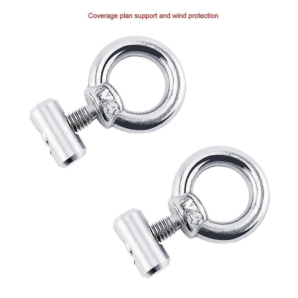 2pcs Stainless Steel Awning Rail Stoppers For Motorhome Campervan Caravan