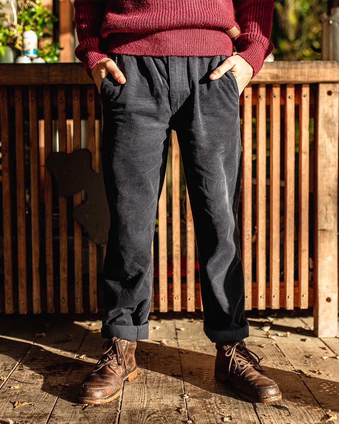 Adventurer Cord Trouser - Deep Navy