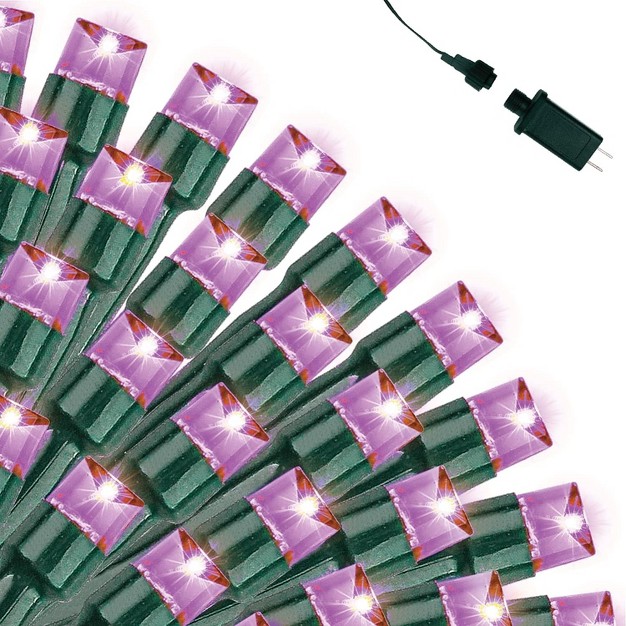 Joiedomi 200 Purple Led Green Wire String Lights 8 Modes