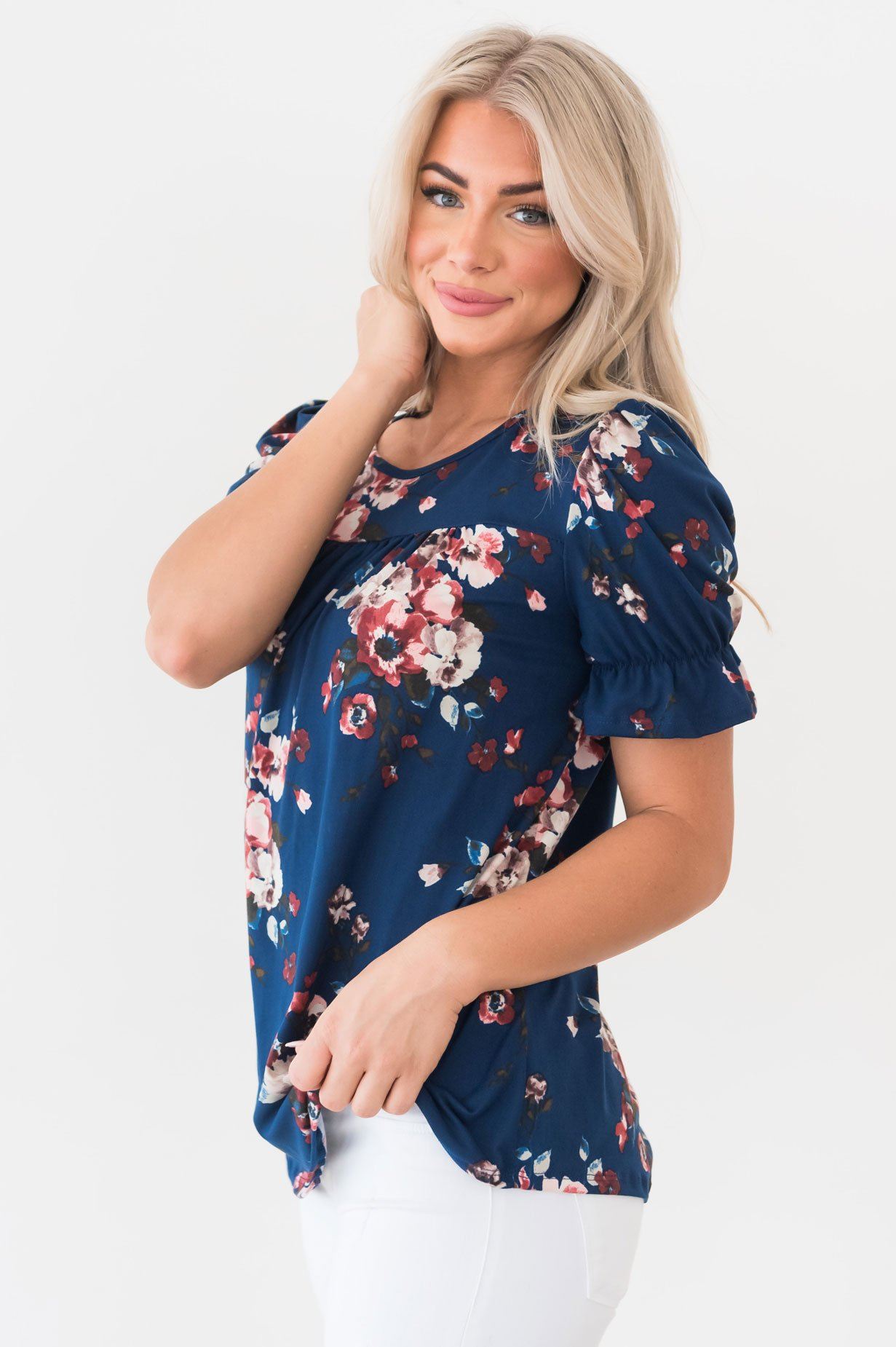 Believe in Forever Modest Blouse