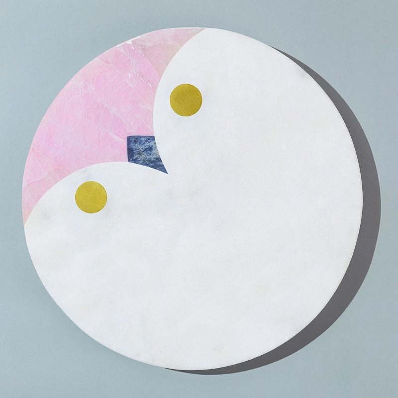 Snowy Owl Marble Cheese Board - 8