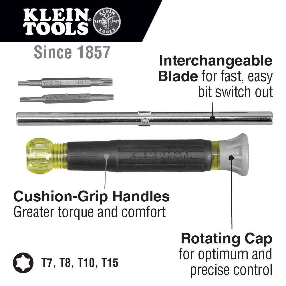 Klein Tools 4-in-1 Electronics Screwdriver Torx 32585