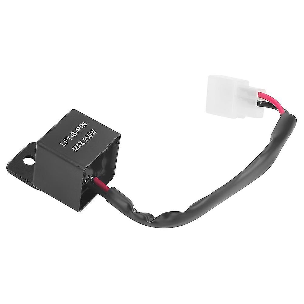 12V 150W 2Pin LED Flasher Blinker Relay with Cable for Motorcycle Turn Signal Indicator