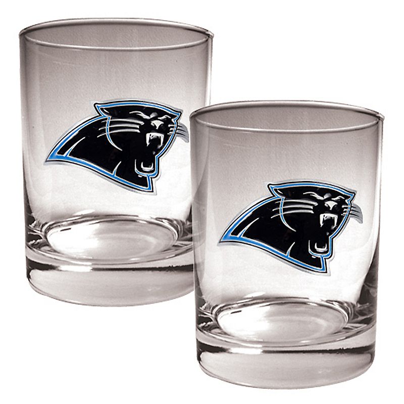 Carolina Panthers 2-pc. Rocks Glass Set