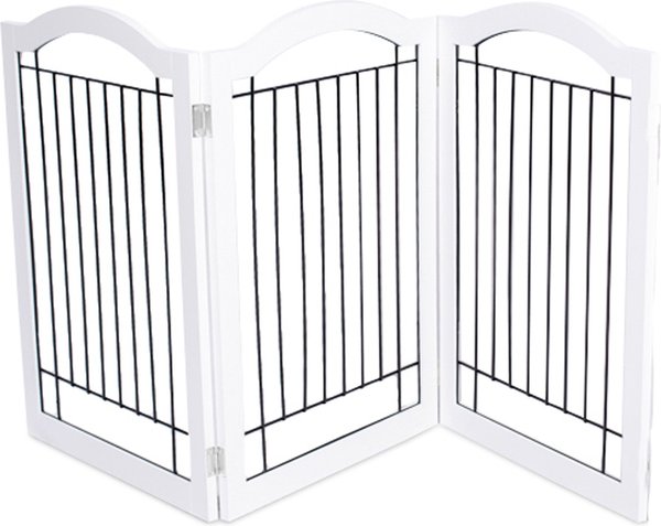 Internet's Best Arched Top Wire Dog Gate， 30-in