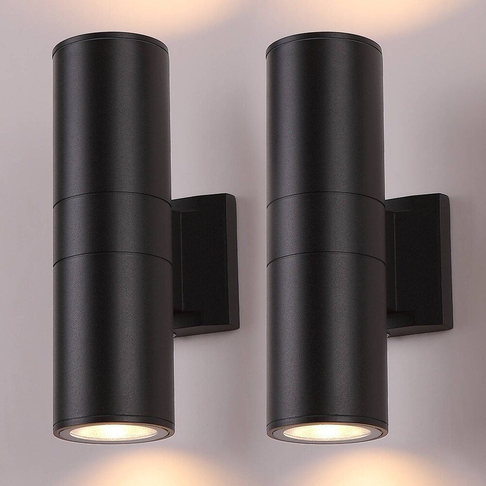 IP65 Integrated LED Cylinder Up Down Wall Light Outdoor