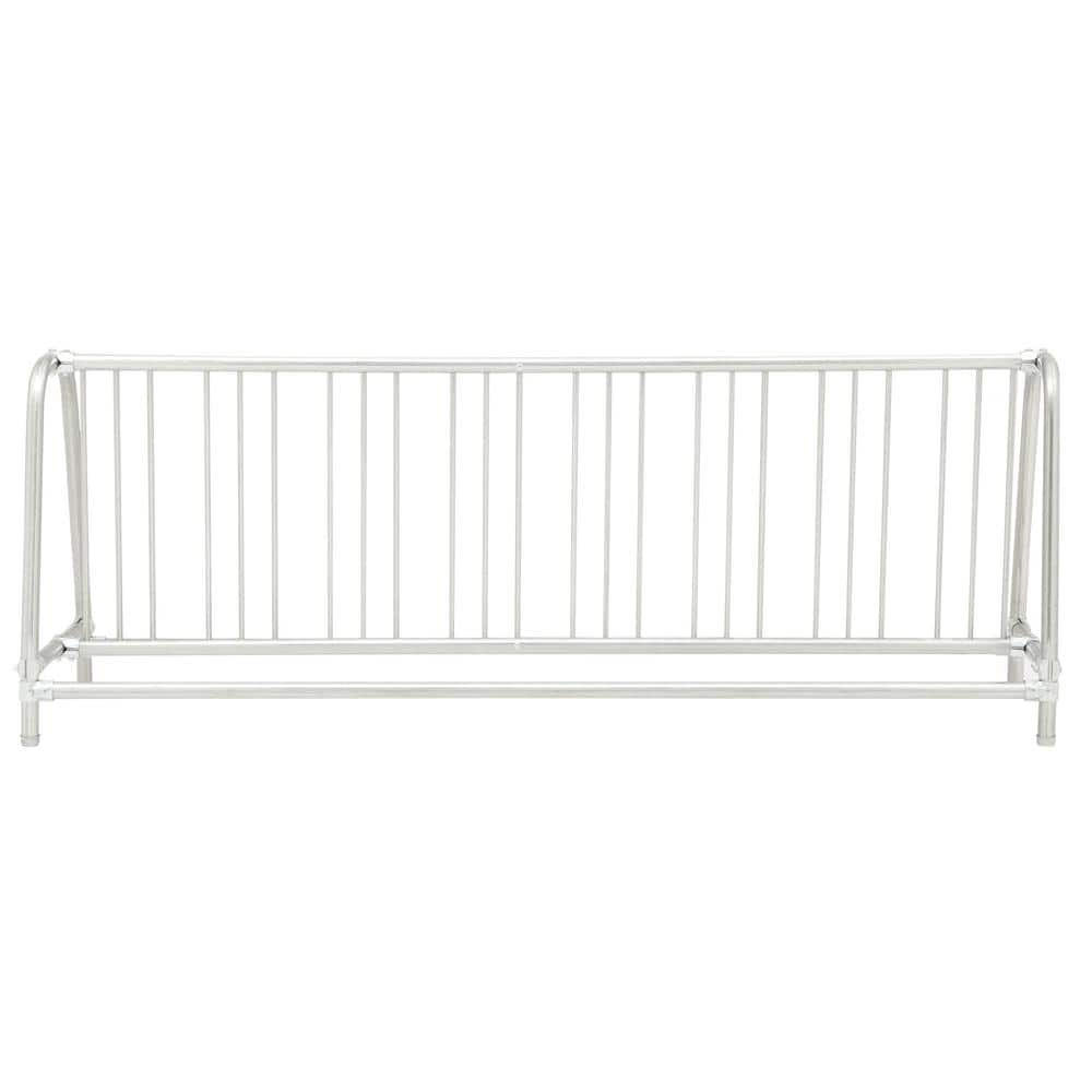 Ultra Play 8 ft. Galvanized Commercial Park Double Sided Bike Rack Portable 5908P