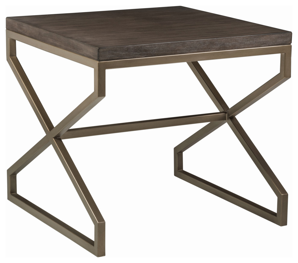 Edict Square End Table   Transitional   Side Tables And End Tables   by Lexington Home Brands  Houzz