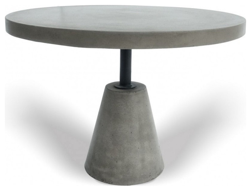 Sophie Modern Gray Concrete End Table   Industrial   Side Tables And End Tables   by Rustic Home Furniture Deco  Houzz