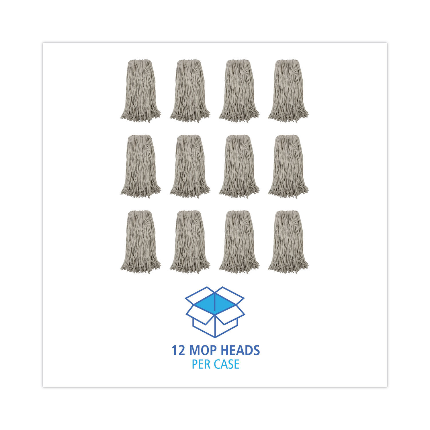 Premium Cut-End Wet Mop Heads by Boardwalkandreg; BWK220CCT