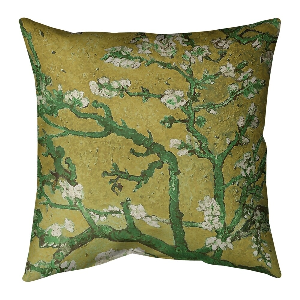 Porch   Den Vincent Van Gogh 'Almond Blossom' Throw Pillow