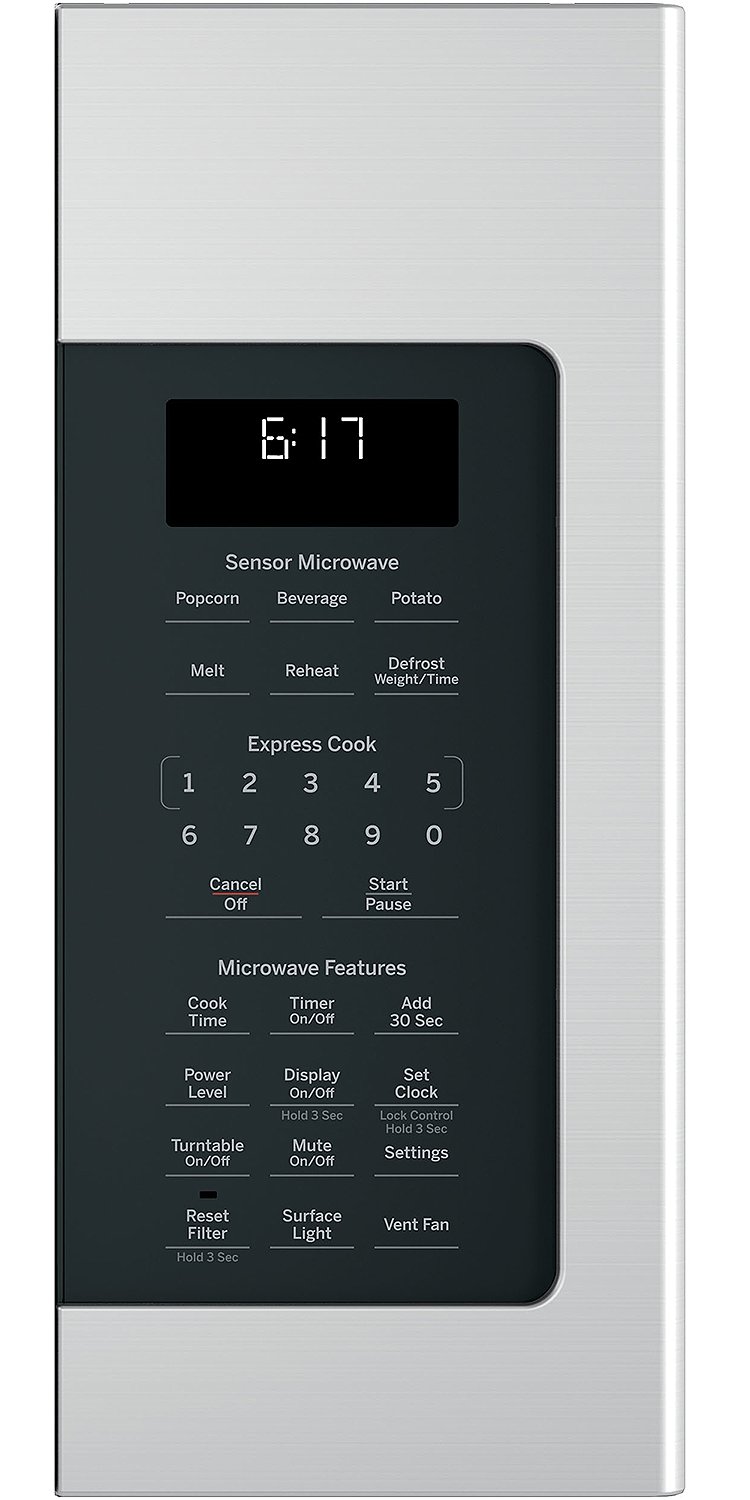 GE 1.7 Cu. Ft. Fingerprint Resistant Stainless Steel Over-The-Range Sensor Microwave Oven