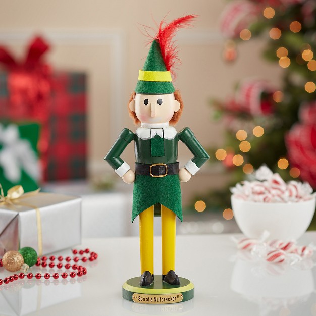 Kurt Adler 11 inch Wooden Buddy The Elf Nutcracker