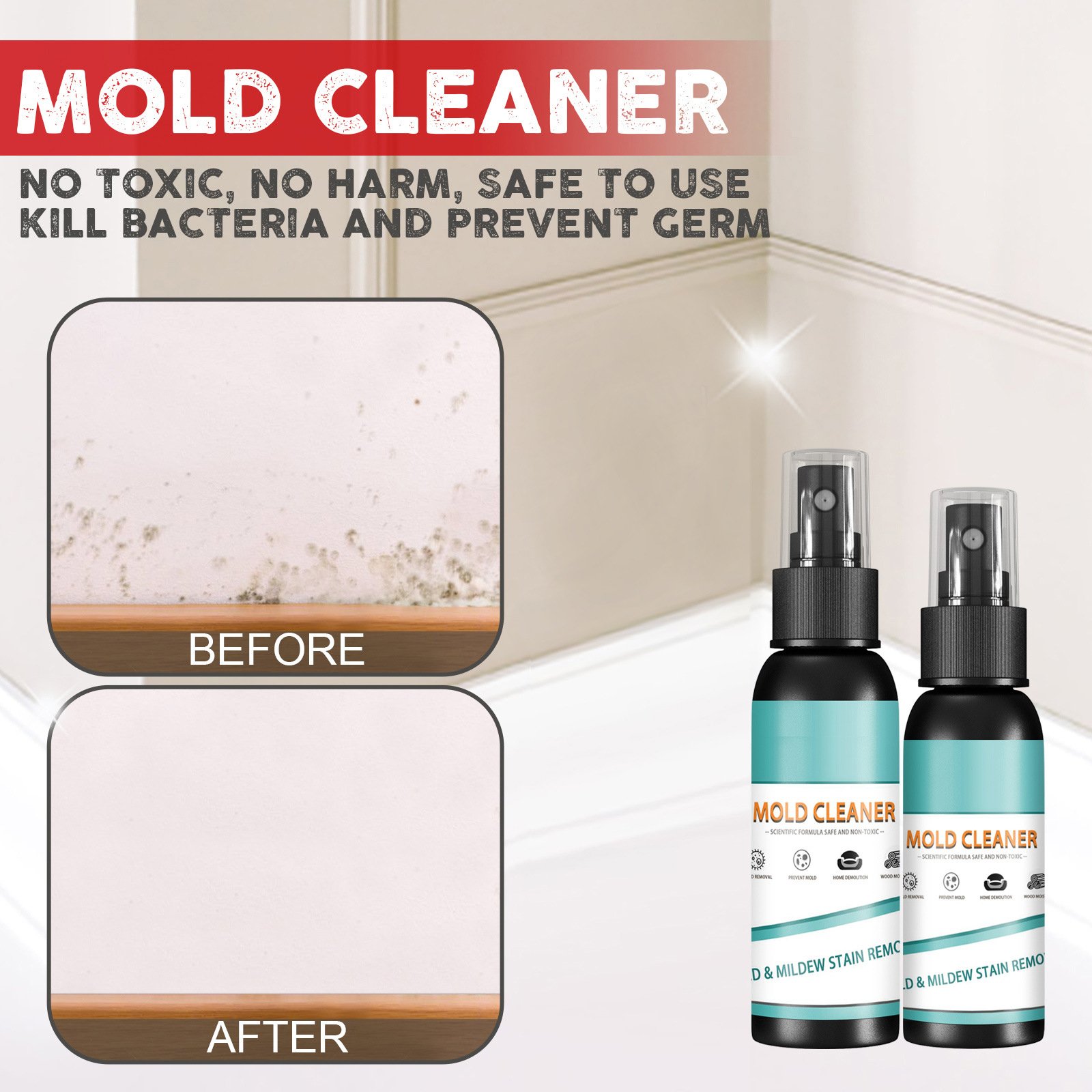 🔥BUY 2 GET 1 FREE🔥Mildew & Mold Cleaner