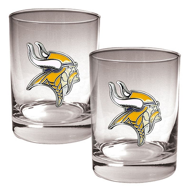 Minnesota Vikings 2-pc. Rocks Glass Set