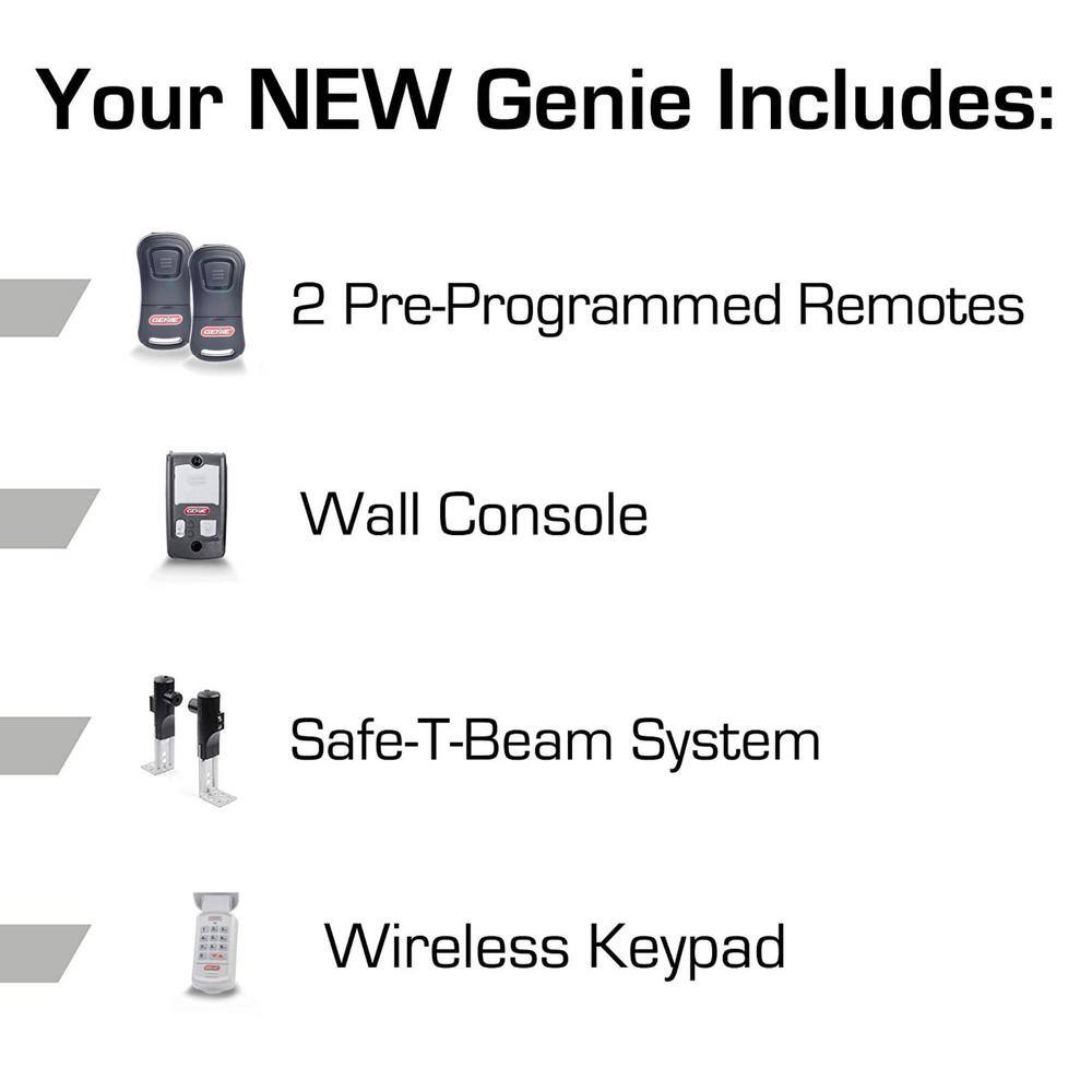 Genie 1055-TKV QuietLift 750 3/4 HPc Ultra-Quiet Belt Drive Garage Door Opener