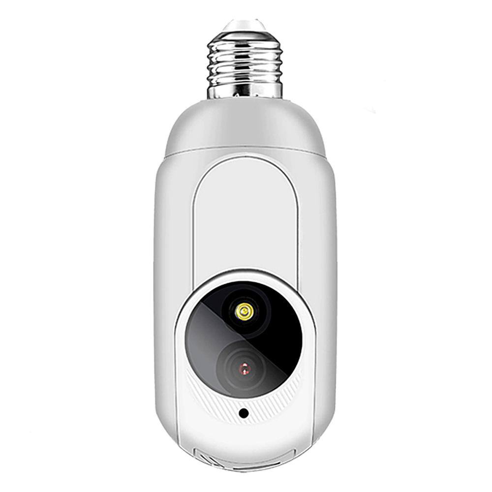 LiVIE Wired Light Bulb 1080P Wi-Fi Security Camera 360 PTZ Camera with Night Vision and 2-Way Audio YSWC008