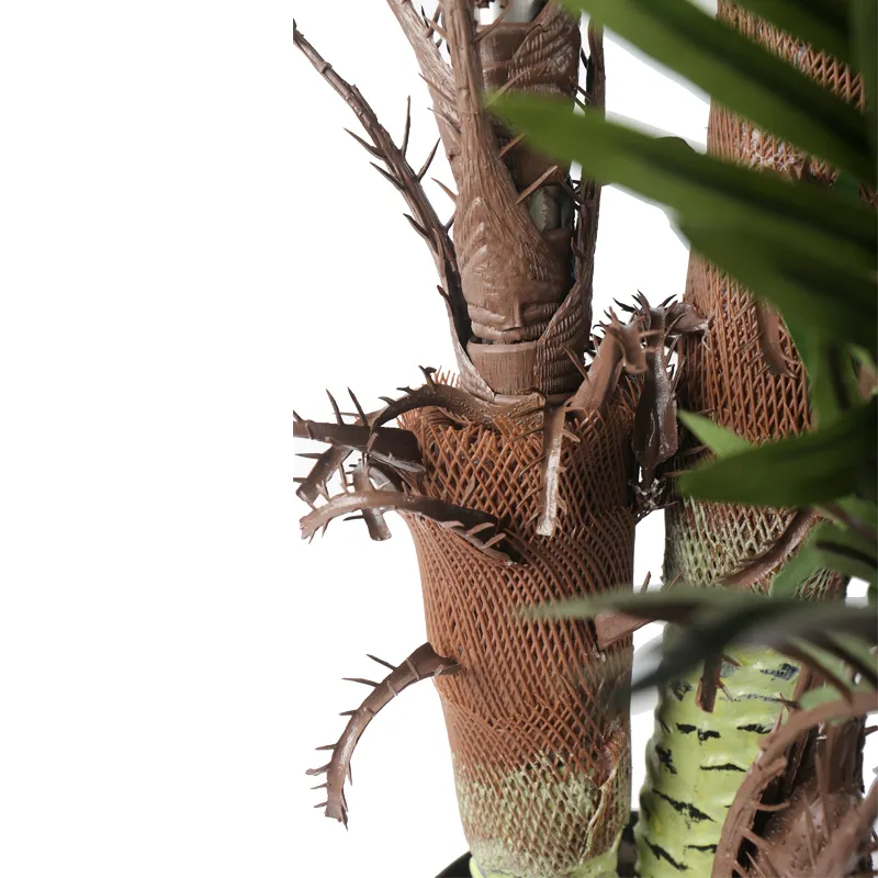 China supplier fake green plant for indoor outdoor home garden decor faux plastic tree artificial cycas revoluta palm tree