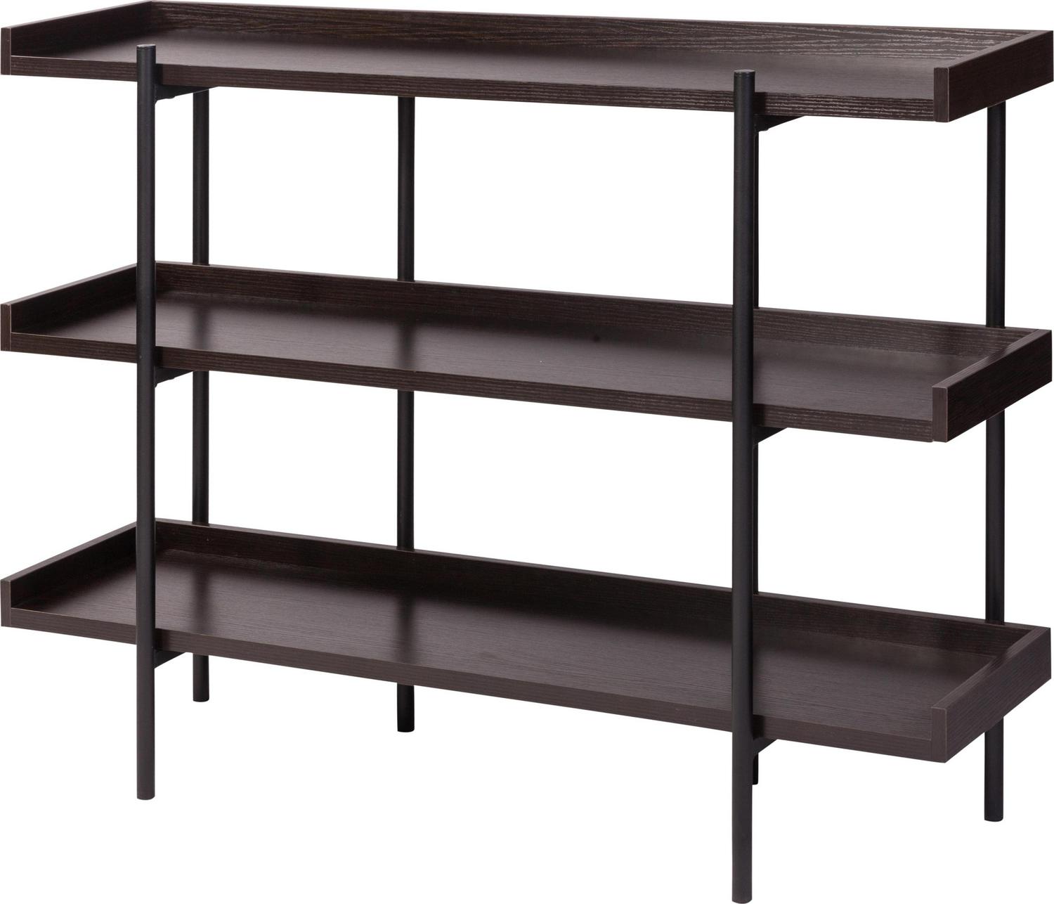 OneSpace 13.5 W x 47.25 D x 36.25 H 3-Shelf Unit， Espresso