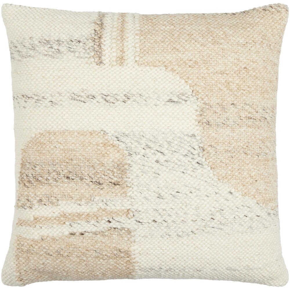 Elisha Modern   Contemporary Textured Accent Pillow