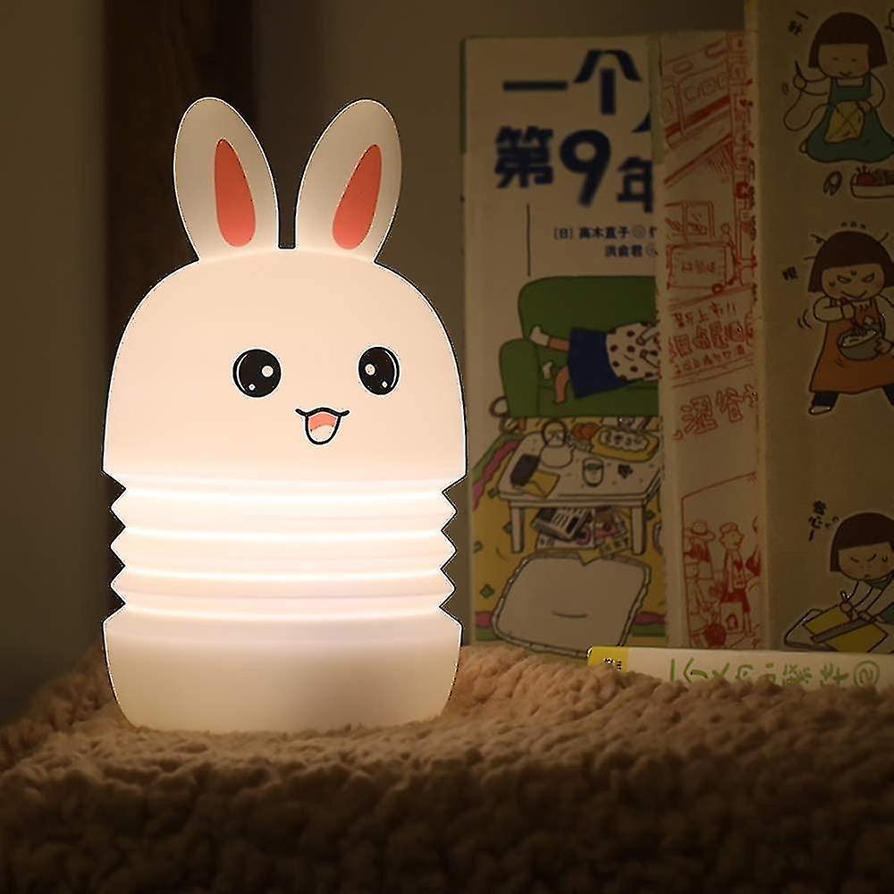 Bunny Cute Night Light For Kids Bunny Led Nightlight Portable Battery Operated Rechargeable