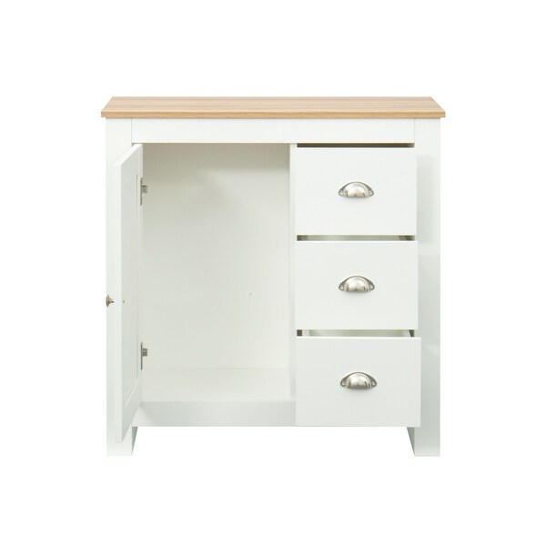 White High Gloss Dining Room Buffet