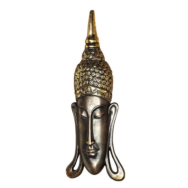 Design Toscano Sukhothai And Bodh Gaya Buddhas Asian Inspired Wall Sculptures Bronze