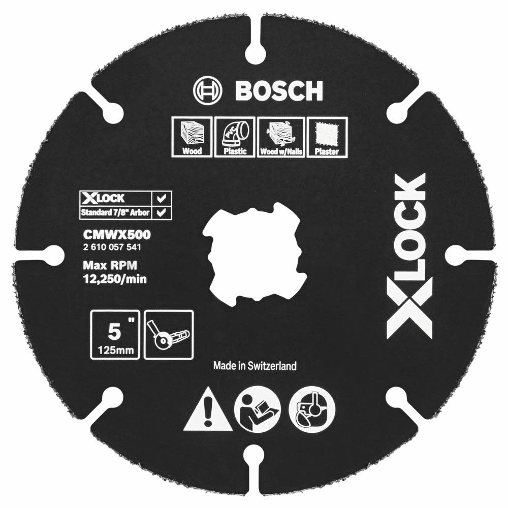 Bosch X LOCK Carbide Multi Wheel 5