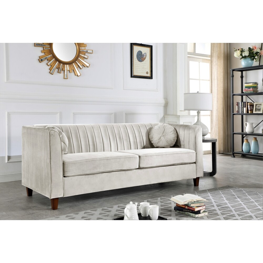 Lory velvet Kitts Classic Chesterfield Living room seat Loveseat and Sofa