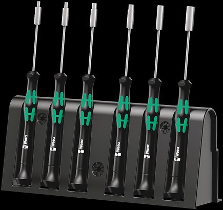 Wera 05118158001 2069/6 Rack Screwdriver Set