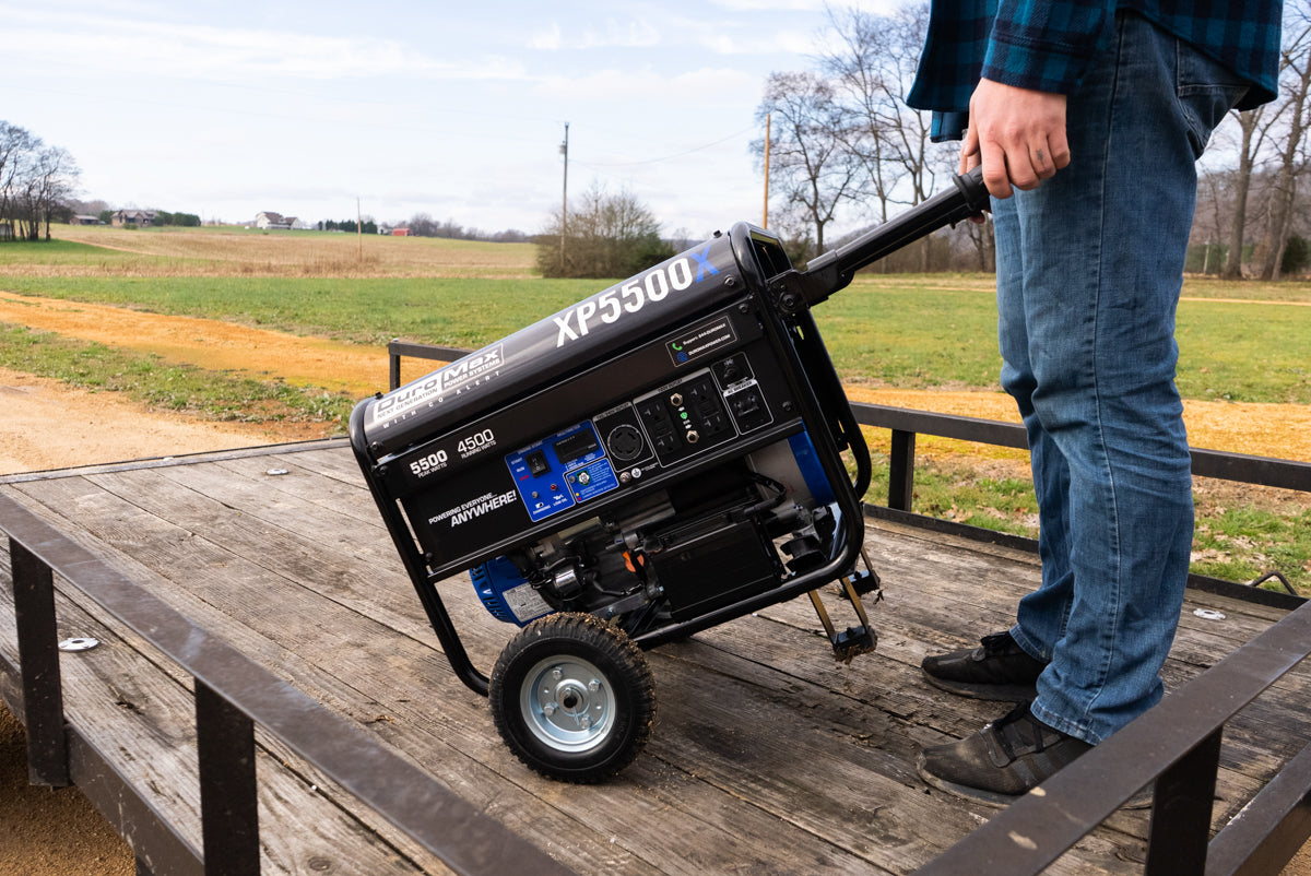 5,500 Watt Gasoline Portable Generator w/ CO Alert