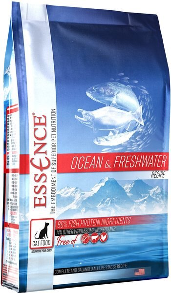 Essence Ocean and Freshwater Recipe Grain-Free Dry Cat Food