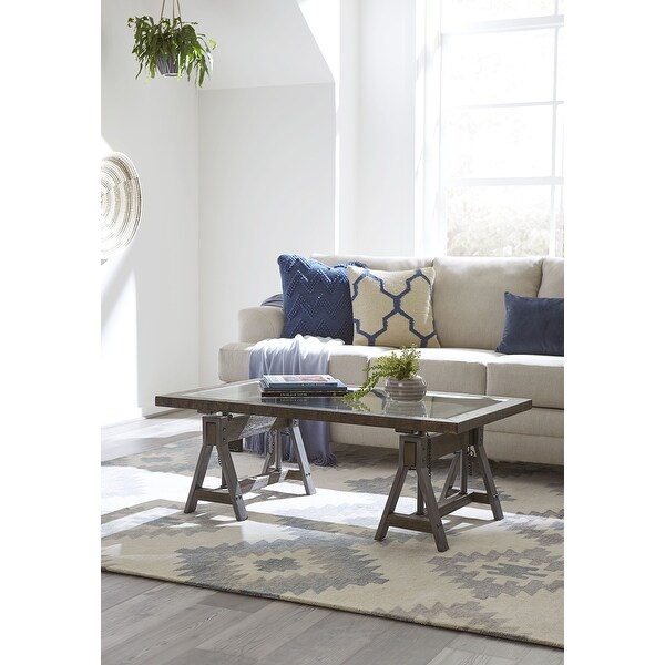 Medici Coffee Table in Charcoal Brown