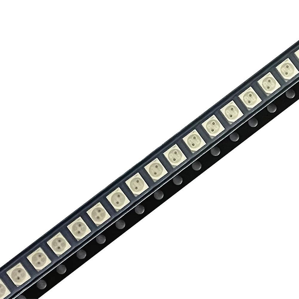 100pcs 3528 Amber+yellow Plcc-4 Reverse Pole ，617nm+587nm ， 50ma 2v 0.1w Bicolor Smd Led Lamps Ligh