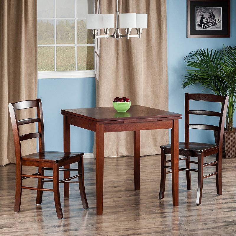 Winsome Pulman Extension Dining Table 3-piece Set