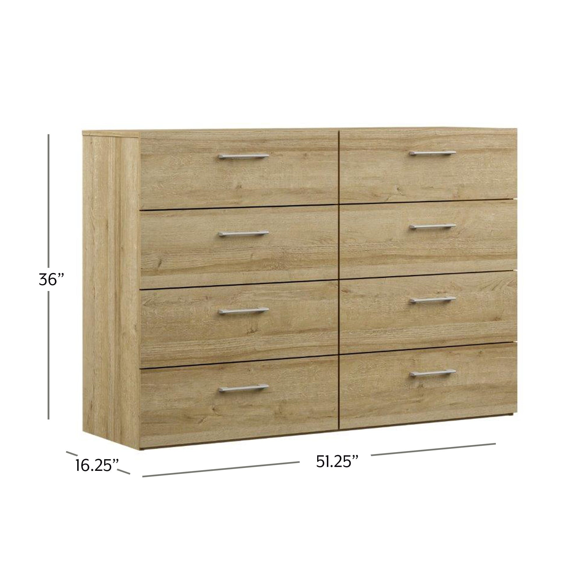 Lundy 8-Drawer Dresser, Natural, by Hillsdale Living Essentials