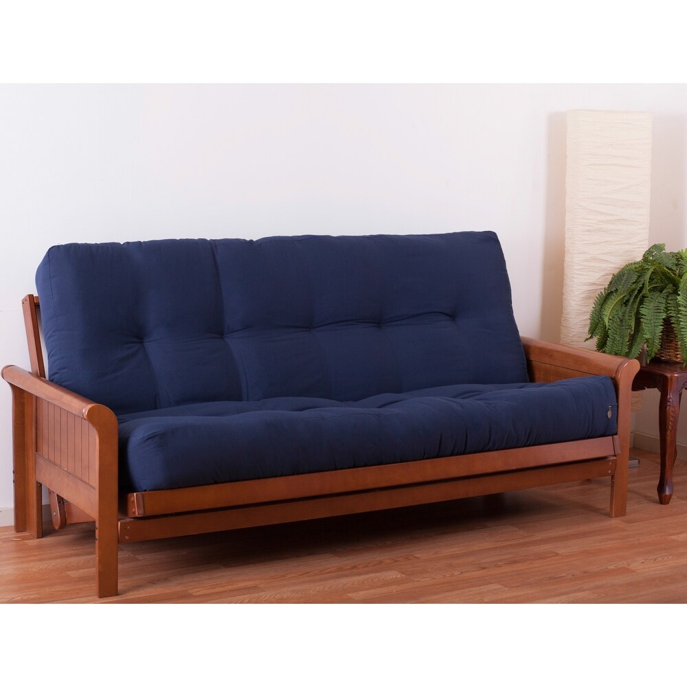 9 inch Thick Twill Futon Mattress (Twin  Full  or Queen)