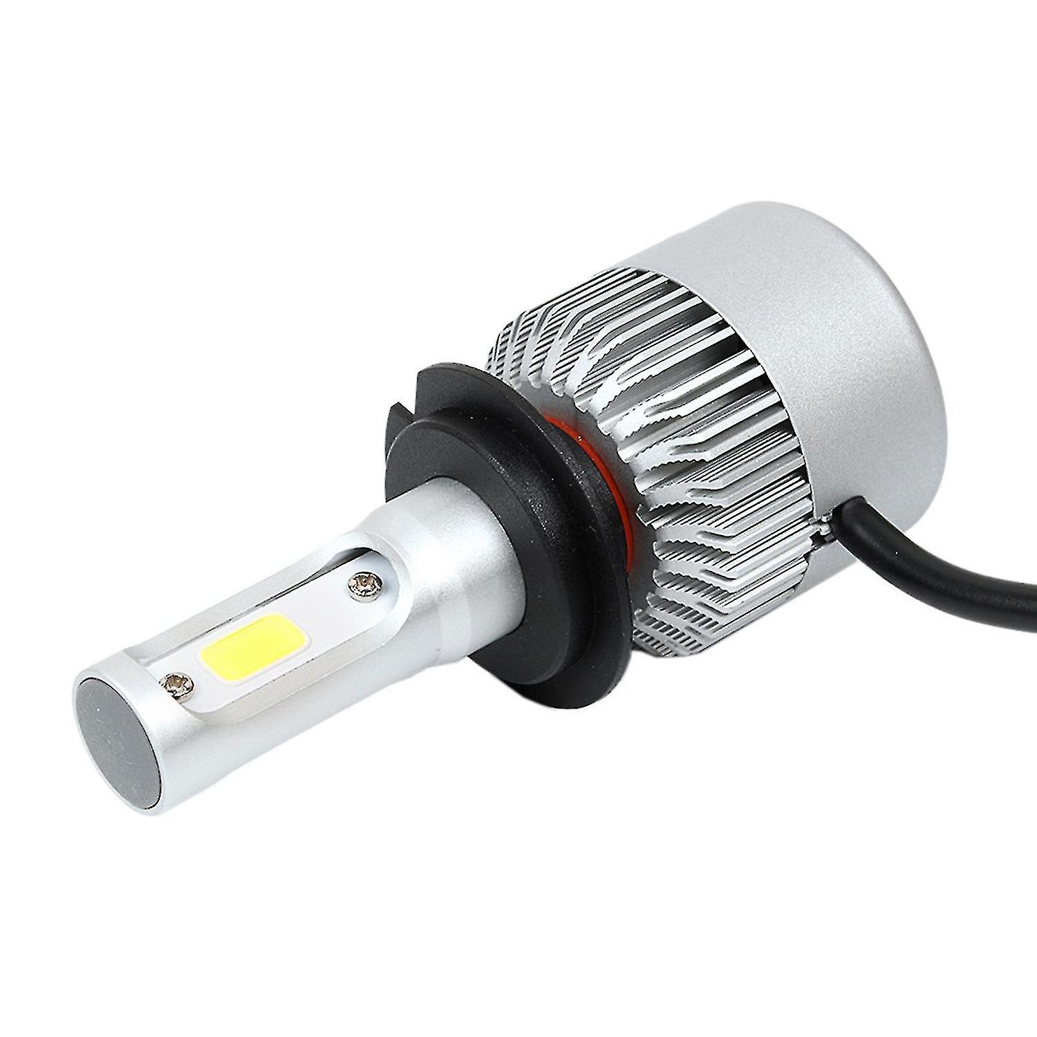 9~30v H7 Cob Led Headlight Conversion 80w 8000lm 6500k Car Waterproof White Light Bulbs Aviation Alu