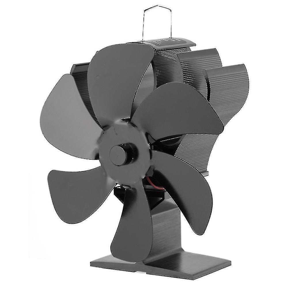 Heat Powered 6 Blades Stove Fan Eco Friendly And Efficient Wood Stove Fan