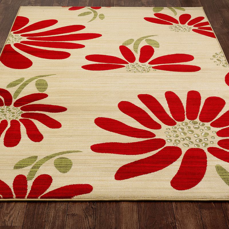 Art Carpet St. Croix Spring Daisy Beige Indoor Outdoor Rug