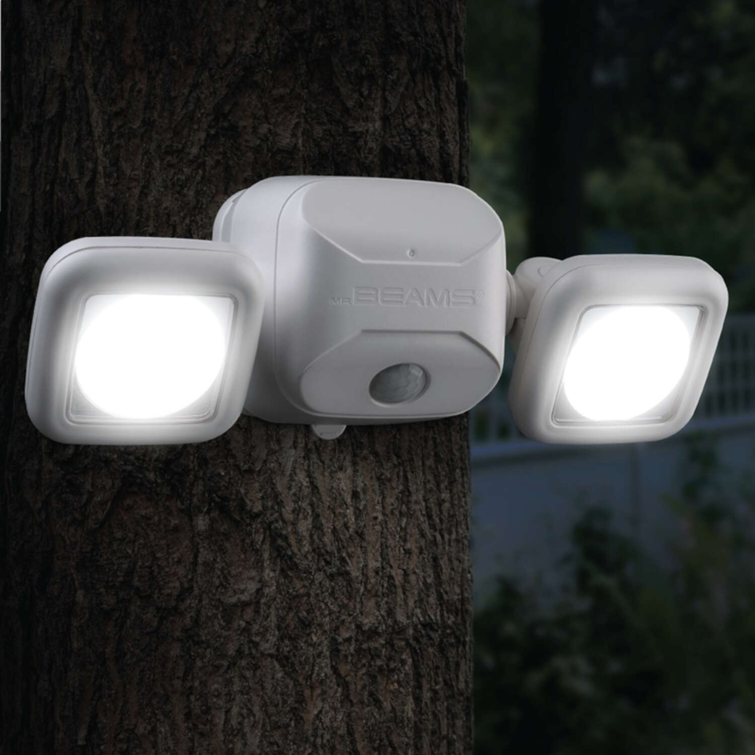 Mr. Beams High Performance Motion-Sensing Battery Powered LED White Security Light