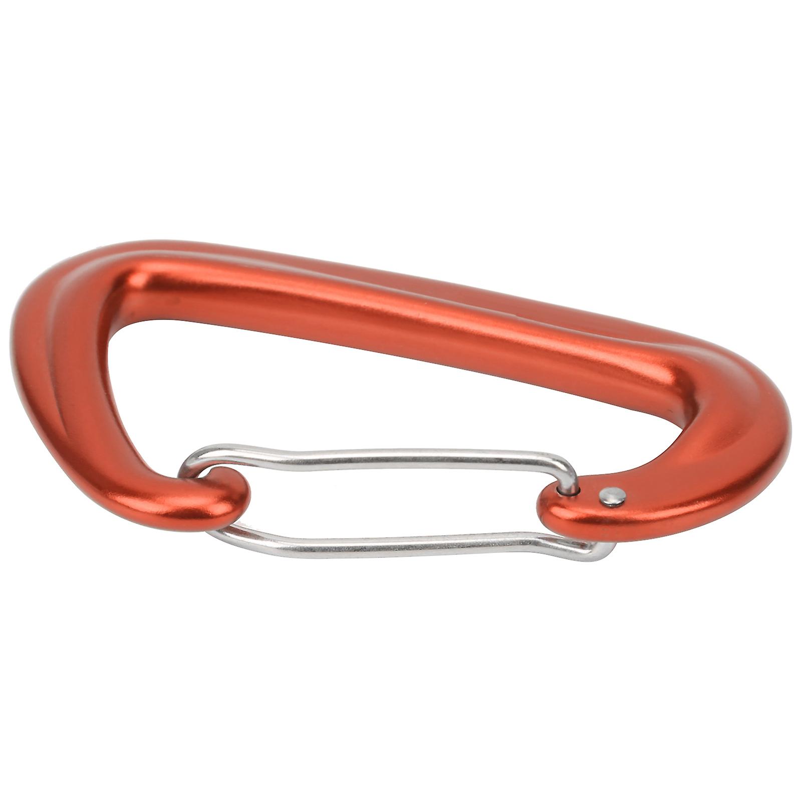 Outdoor Multifunctional Carabiners Camping Buckle Aluminum Hook Clip For Hammocks Swingorange