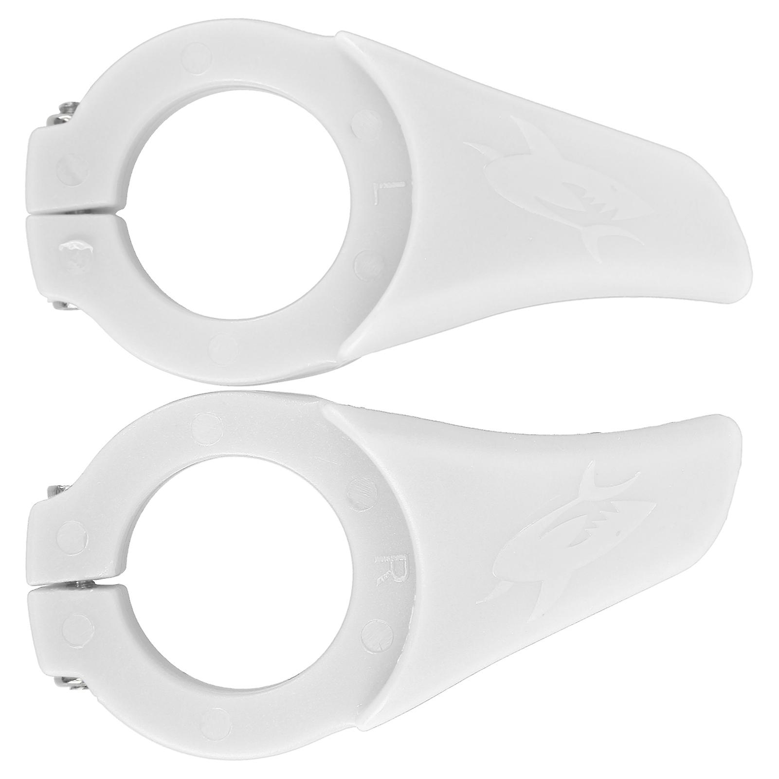 Bike Deputy Handle Bicycle Secondary Rest Handlebar Bicycles Handlebars With Lock Ringwhite