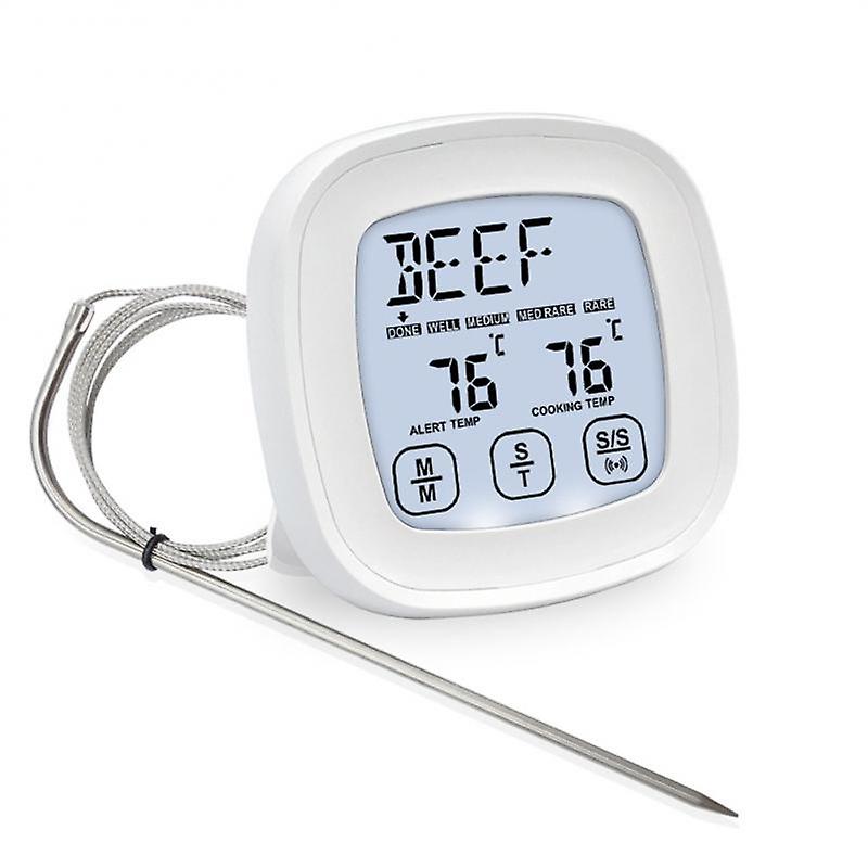 Digital Barbecue Meat Thermometer For Oven Thermomet With Timer Meat Probe Cooking Kitchen Thermometer For Meat