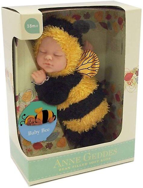 Anne geddes 9 inch baby bee doll - bean filled soft body collection