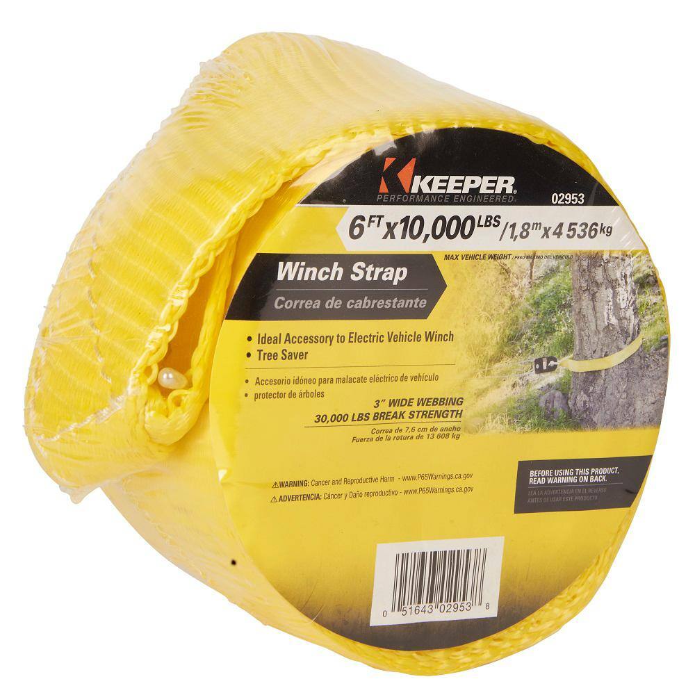 Keeper 3 in. x 6 ft. Tree Saver Strap 02953