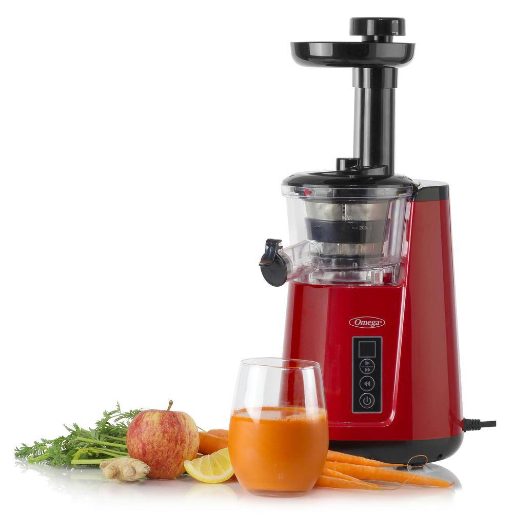 Omega Red Cold Press 365 Compact Masticating Vertical Juicer JC3000RD13